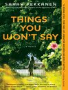 Cover image for Things You Won't Say